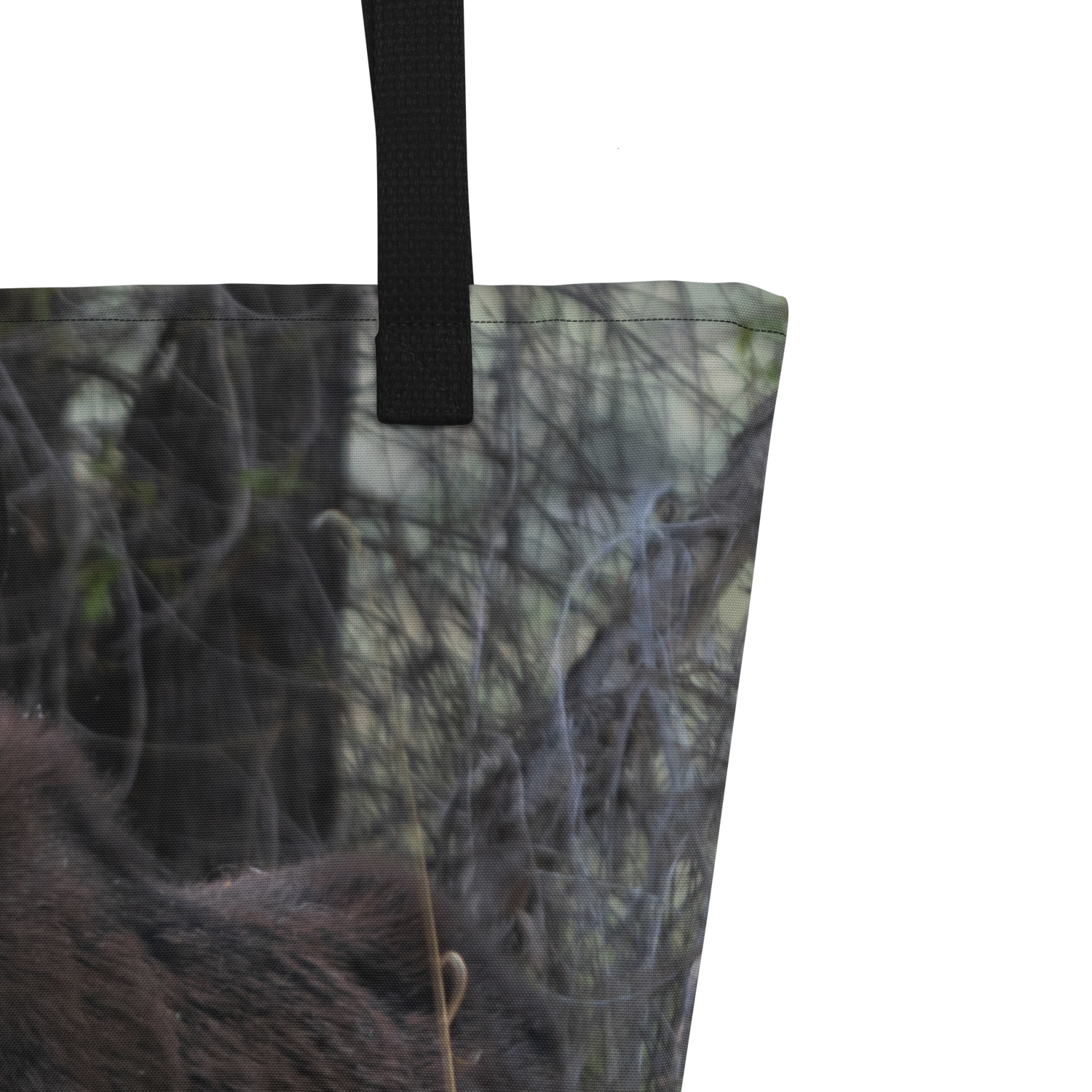 Moose All-Over Print Large Tote Bag