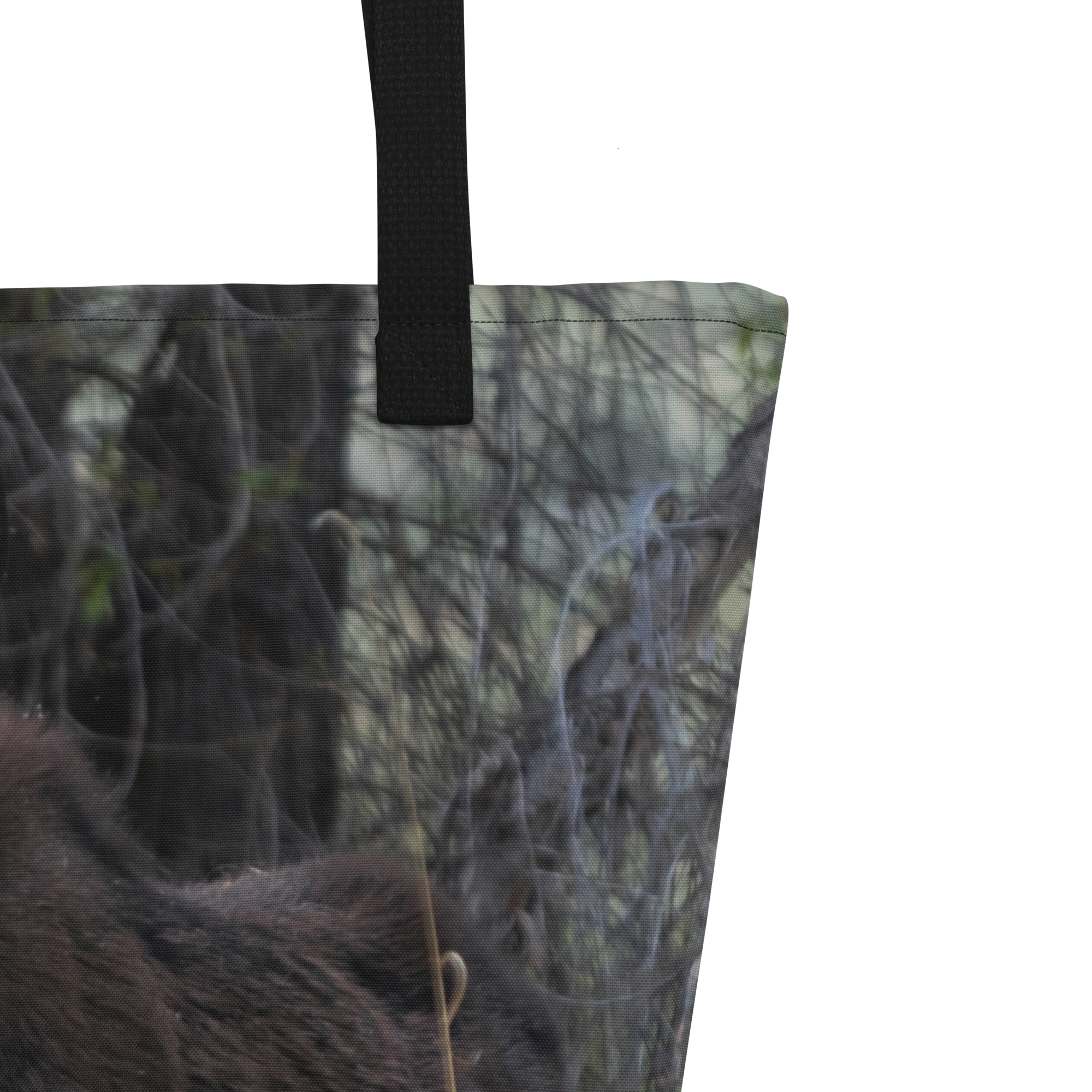 Moose All-Over Print Large Tote Bag