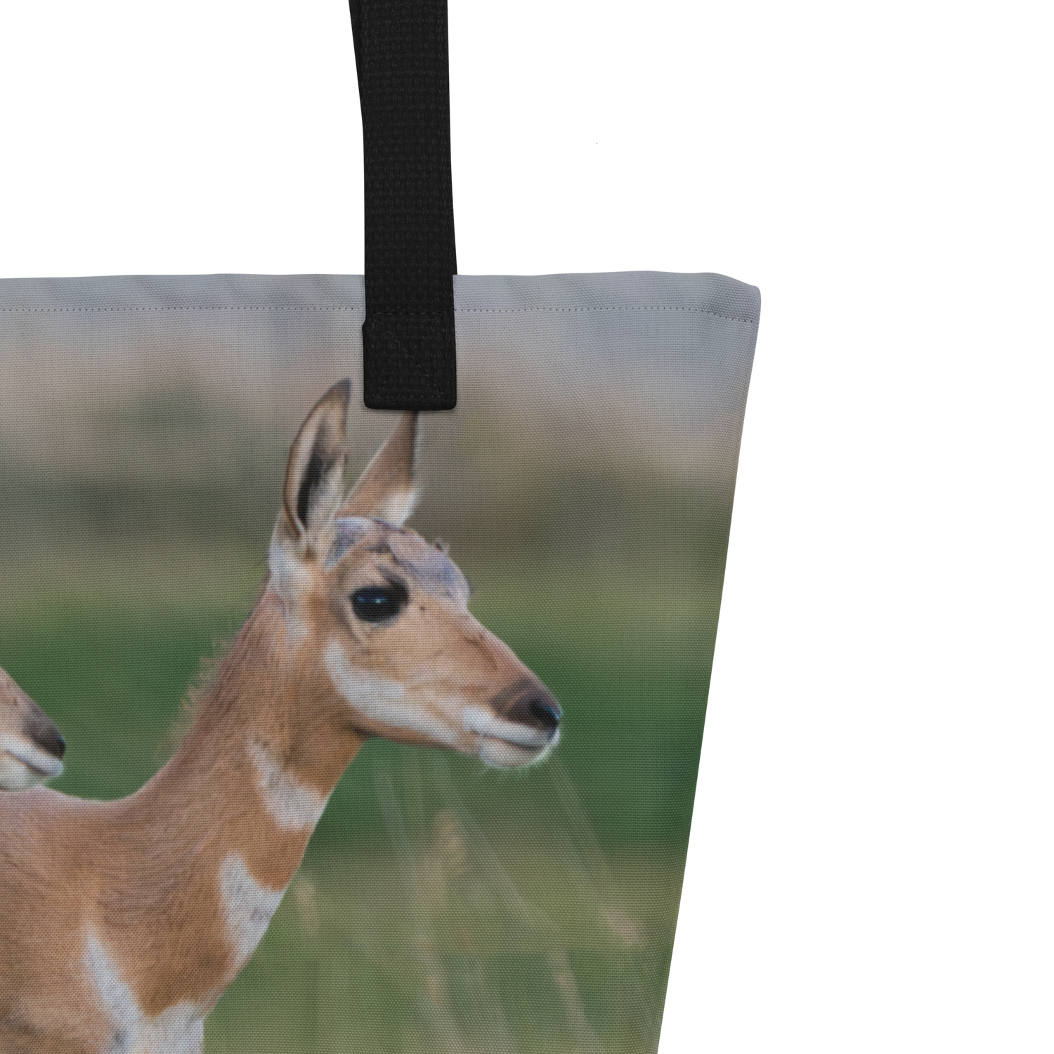 Pronghorn All-Over Print Large Tote Bag