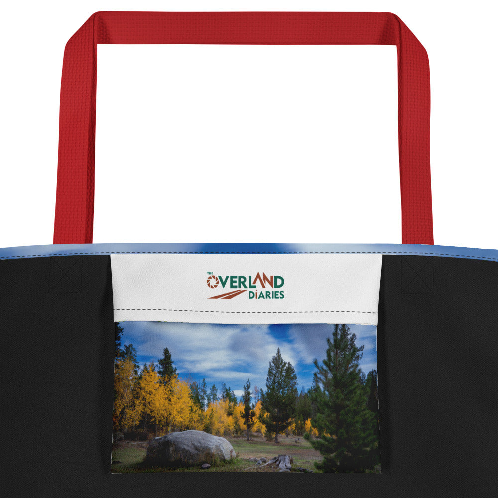 Fall in Wyoming All-Over Print Large Tote Bag