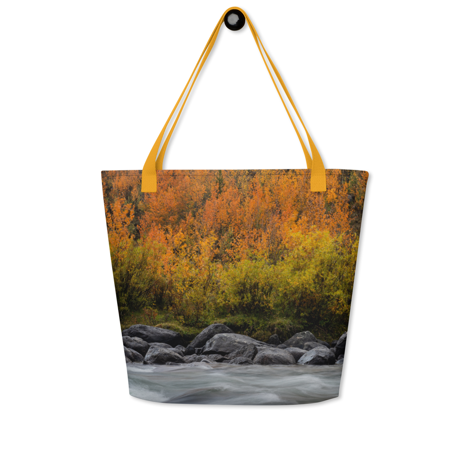 Green River, Wyoming in the Fall All-Over Print Large Tote Bag