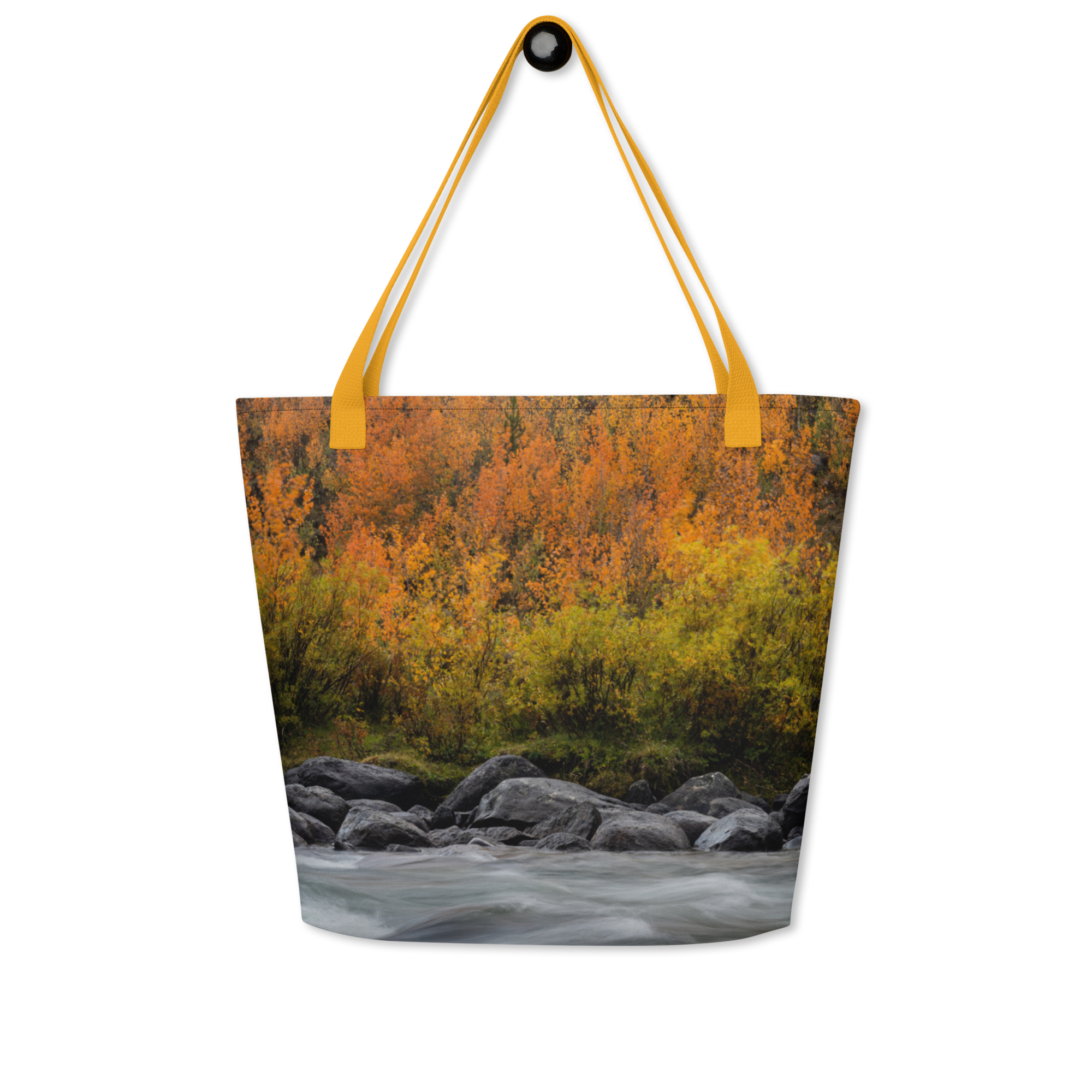 Green River, Wyoming in the Fall All-Over Print Large Tote Bag