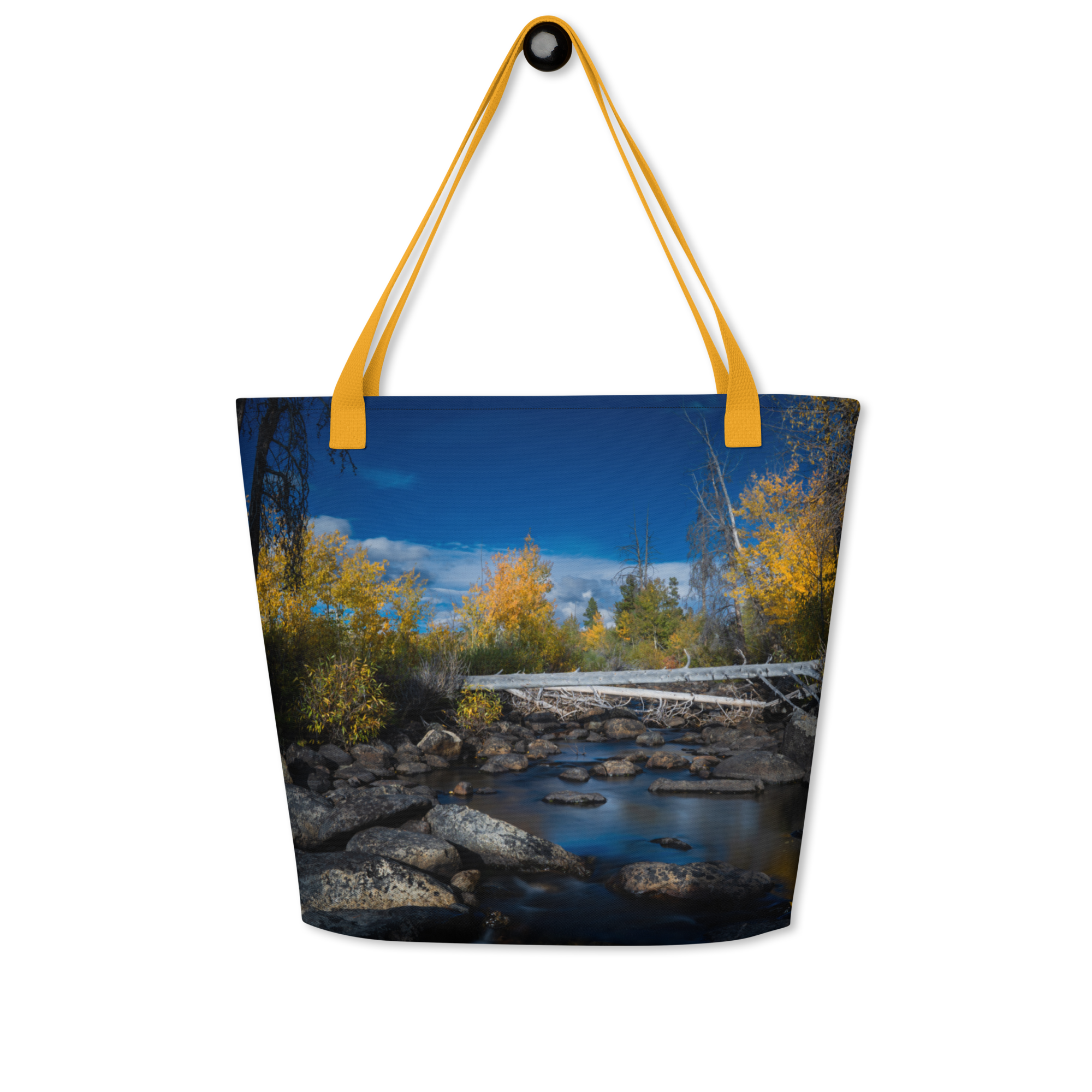 Aspens in the Fall All-Over Print Large Tote Bag