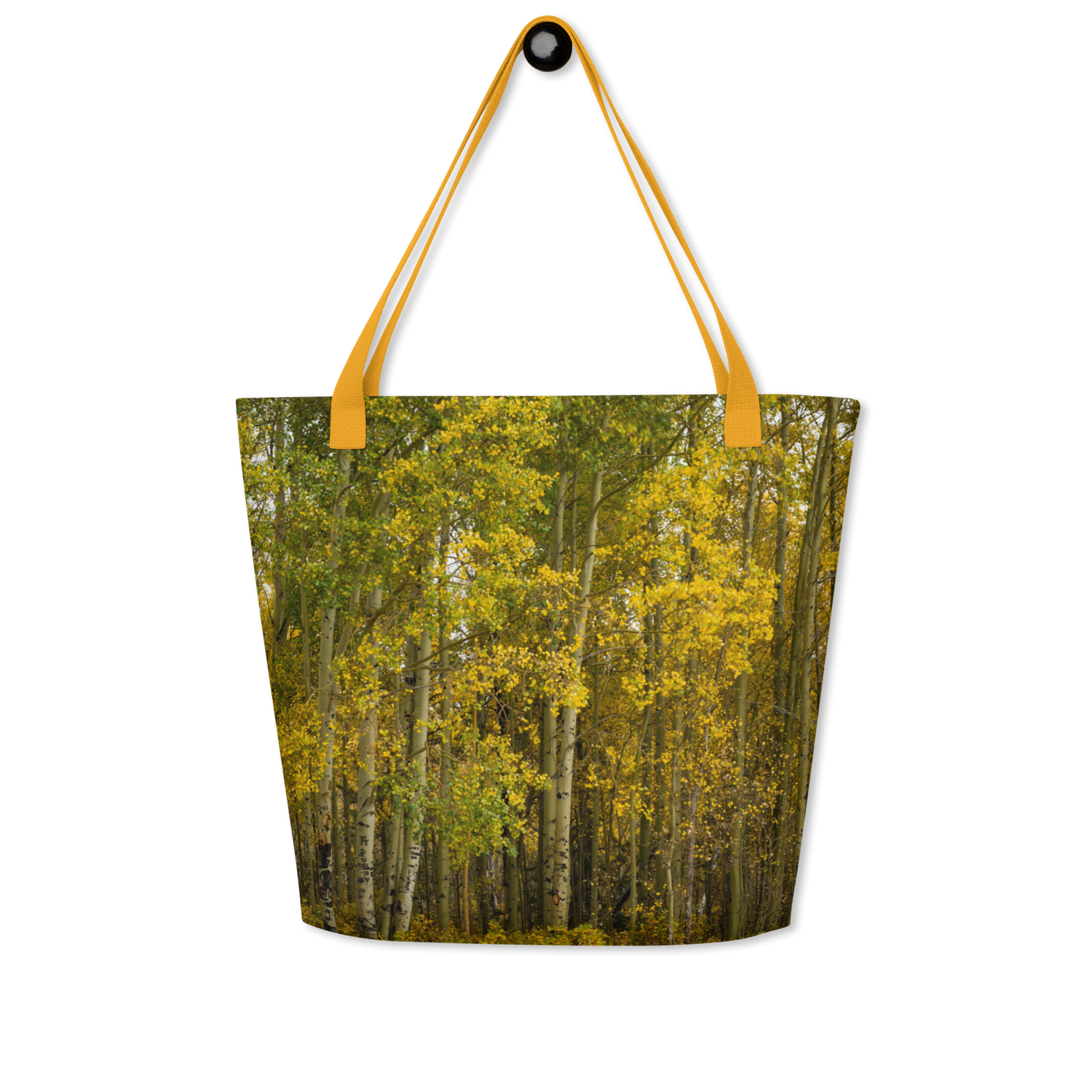 Aspens in the Fall All-Over Print Large Tote Bag