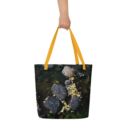 Fall Leaves All-Over Print Large Tote Bag