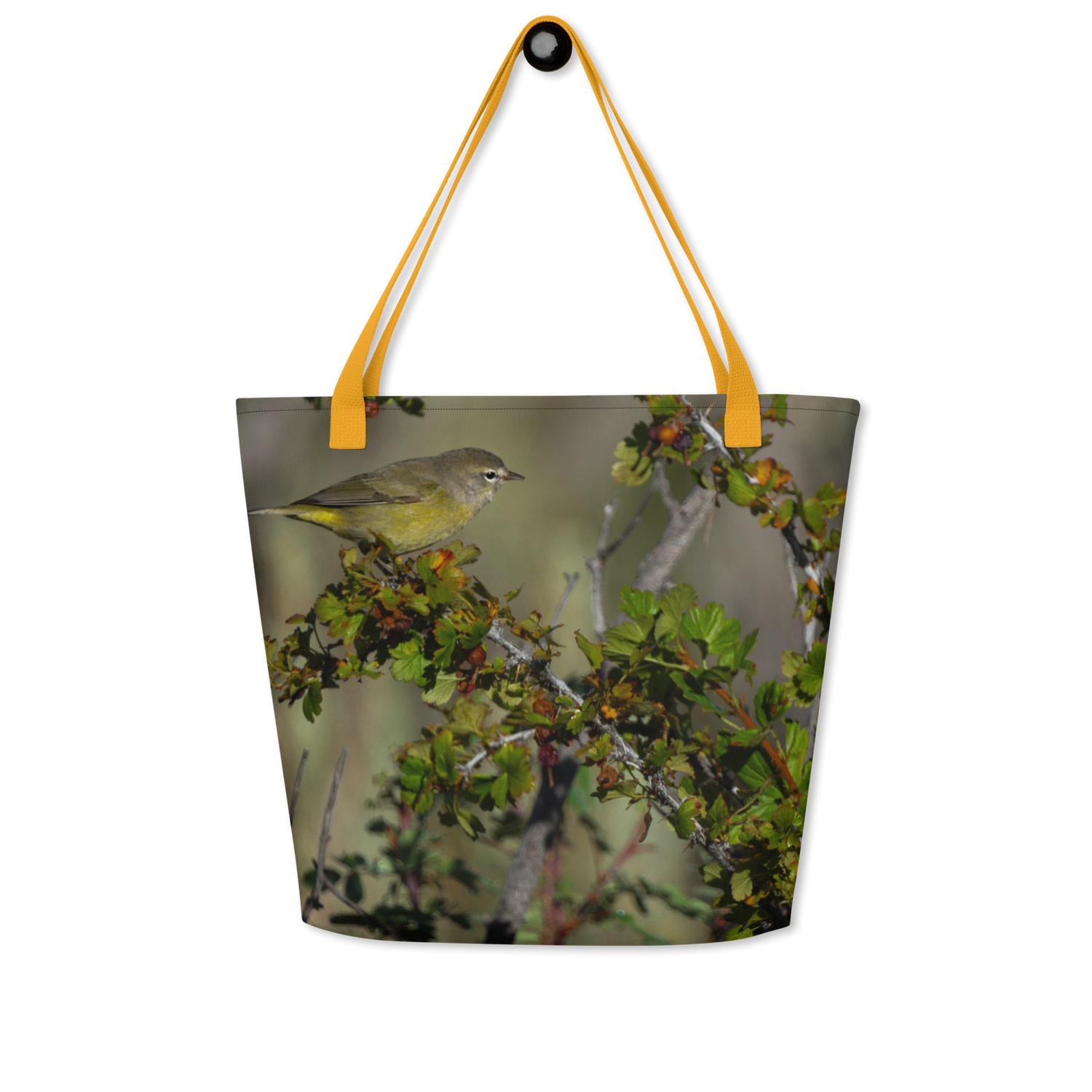 Little Bird All-Over Print Large Tote Bag