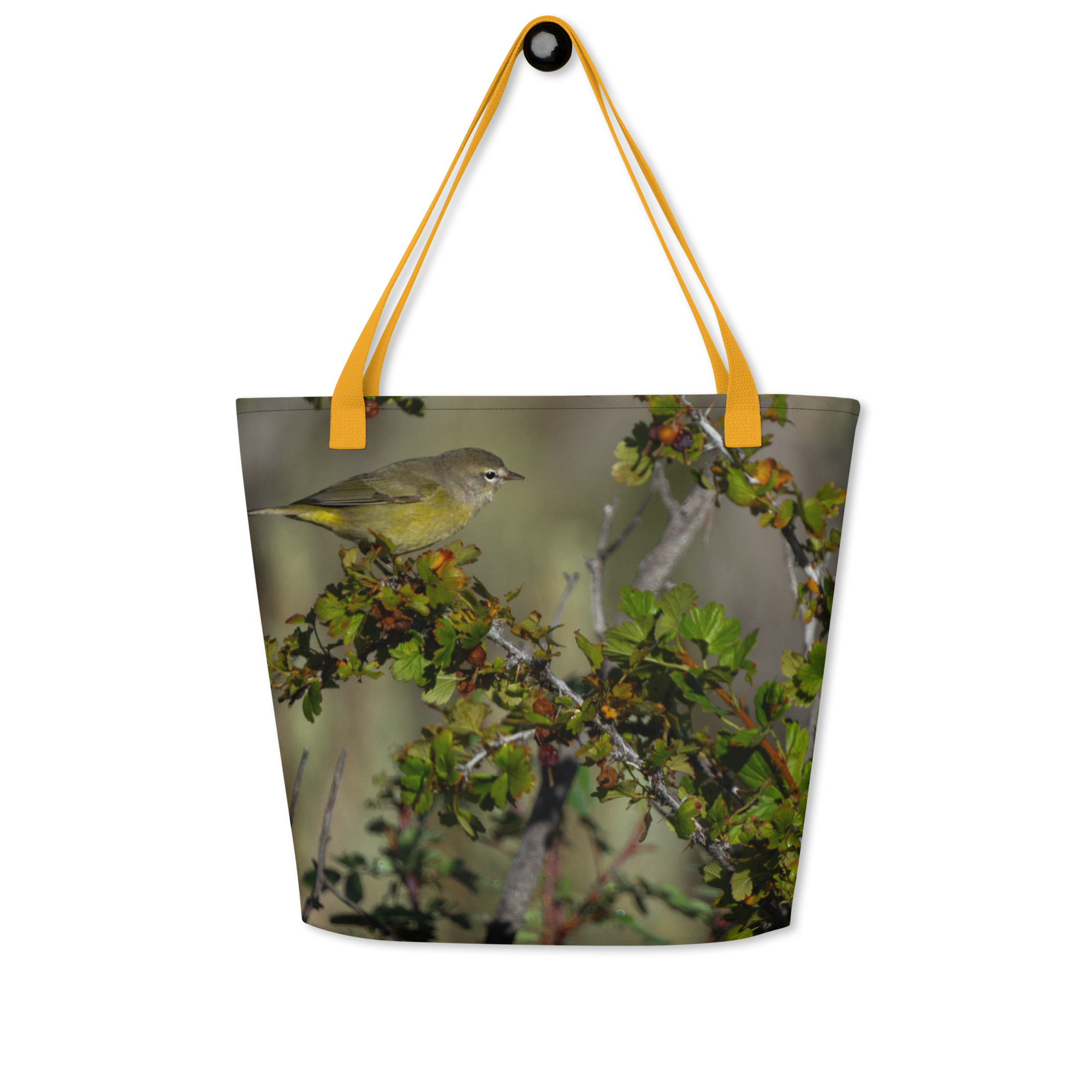 Little Bird All-Over Print Large Tote Bag