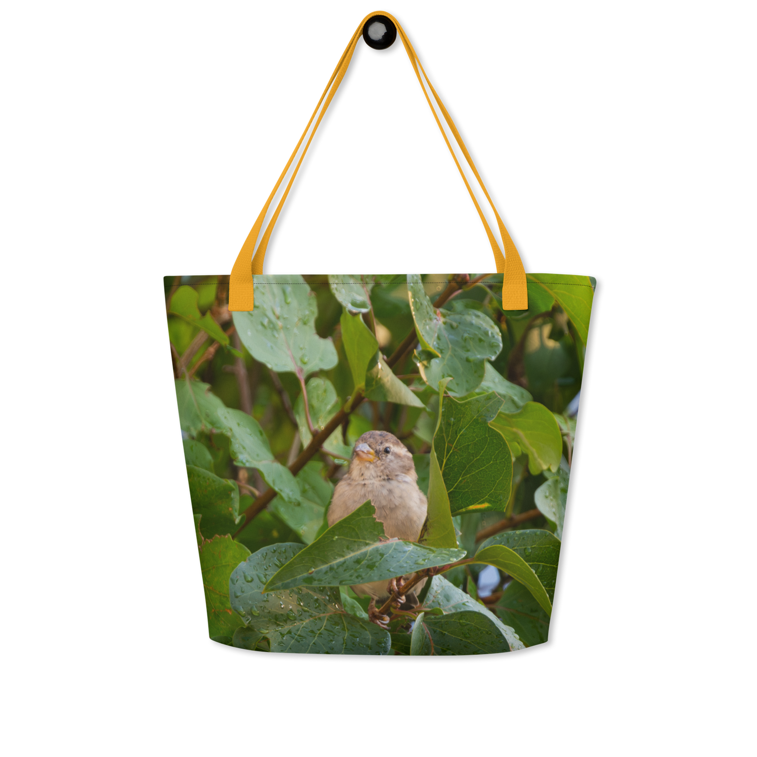 Common Sparrow  Large Tote Bag