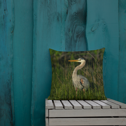 Blue Heron Premium Pillow