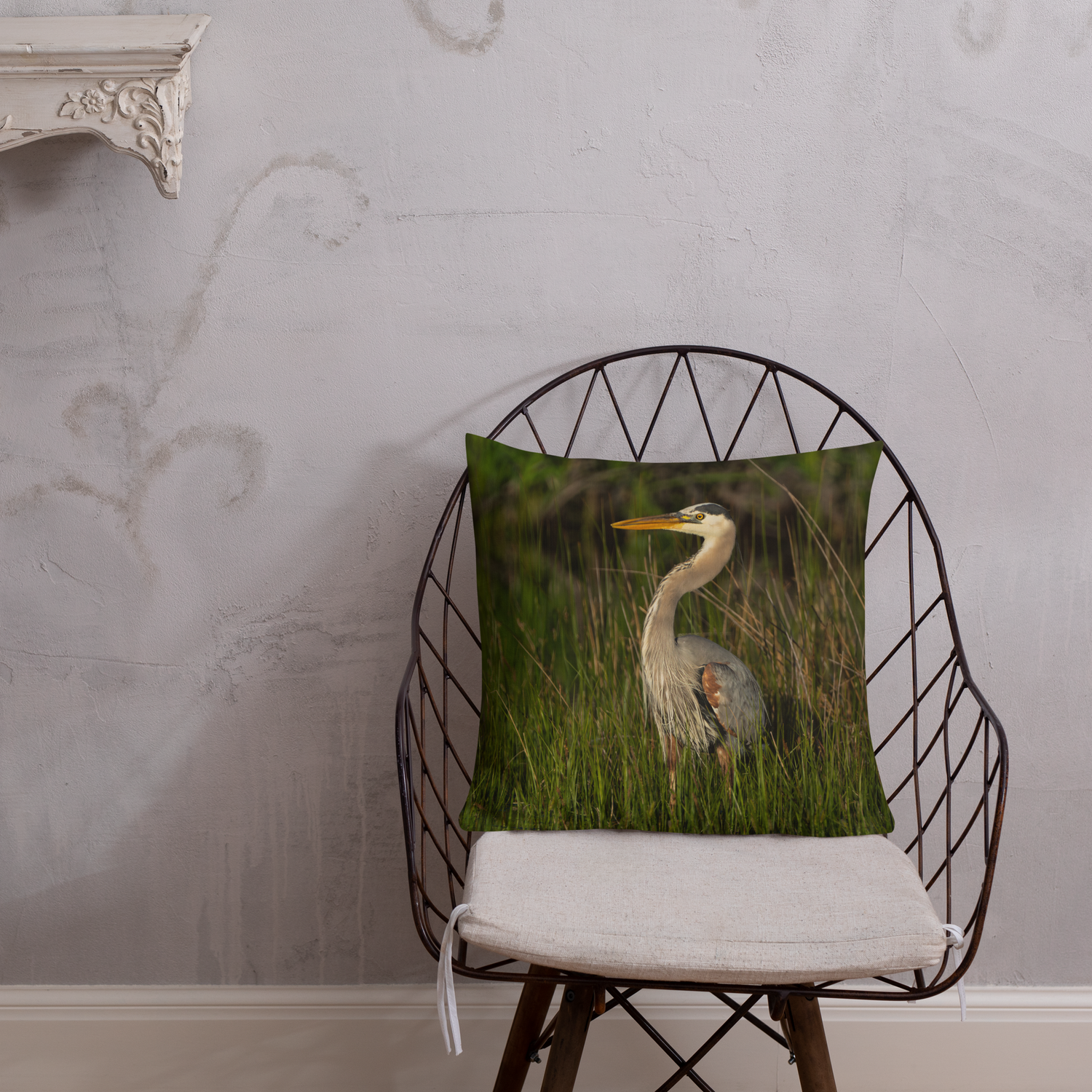 Blue Heron Premium Pillow