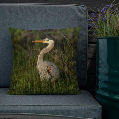 Blue Heron Premium Pillow