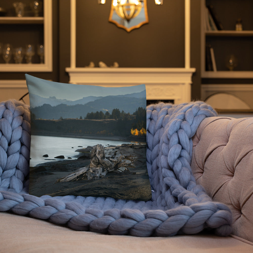 Boulder Lake, Wyoming in the Fall Premium Pillow