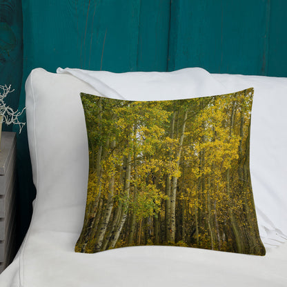 Aspens in the Fall Premium Pillow