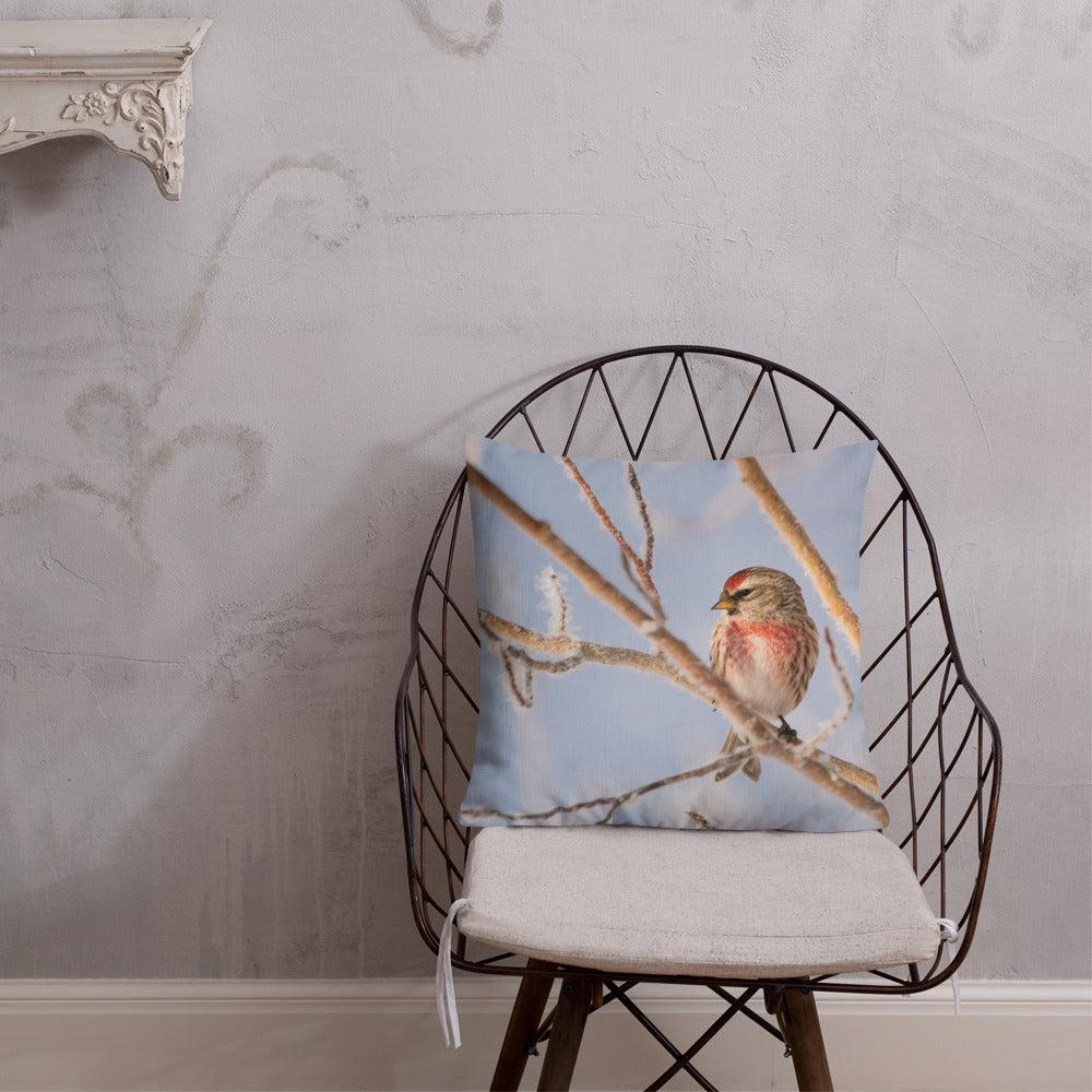 Bring the Delicate Beauty of Wyoming’s Birds to Your Home with Our Winter Pillow Collection