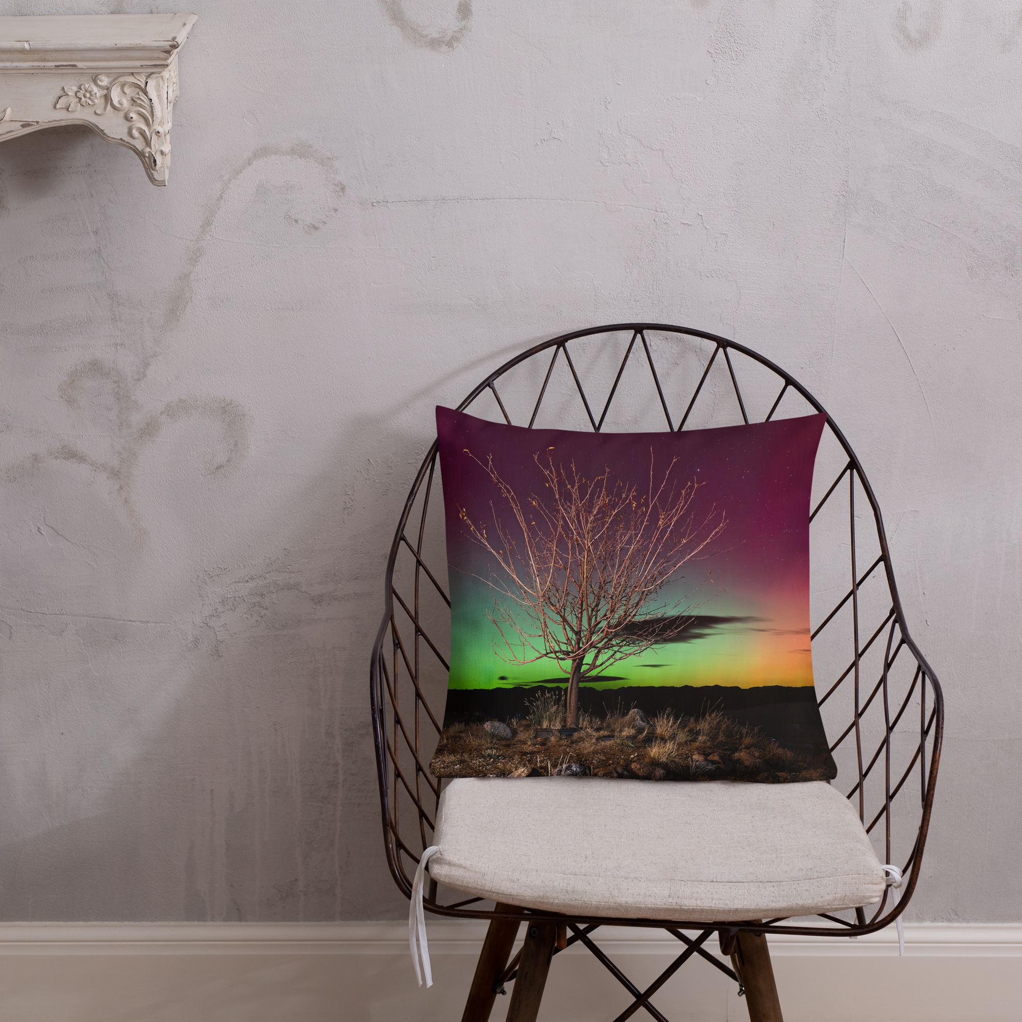 Northern Lights Decorative Pillow | Bring Wyoming&