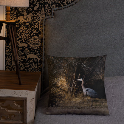 Blue Heron Premium Pillow