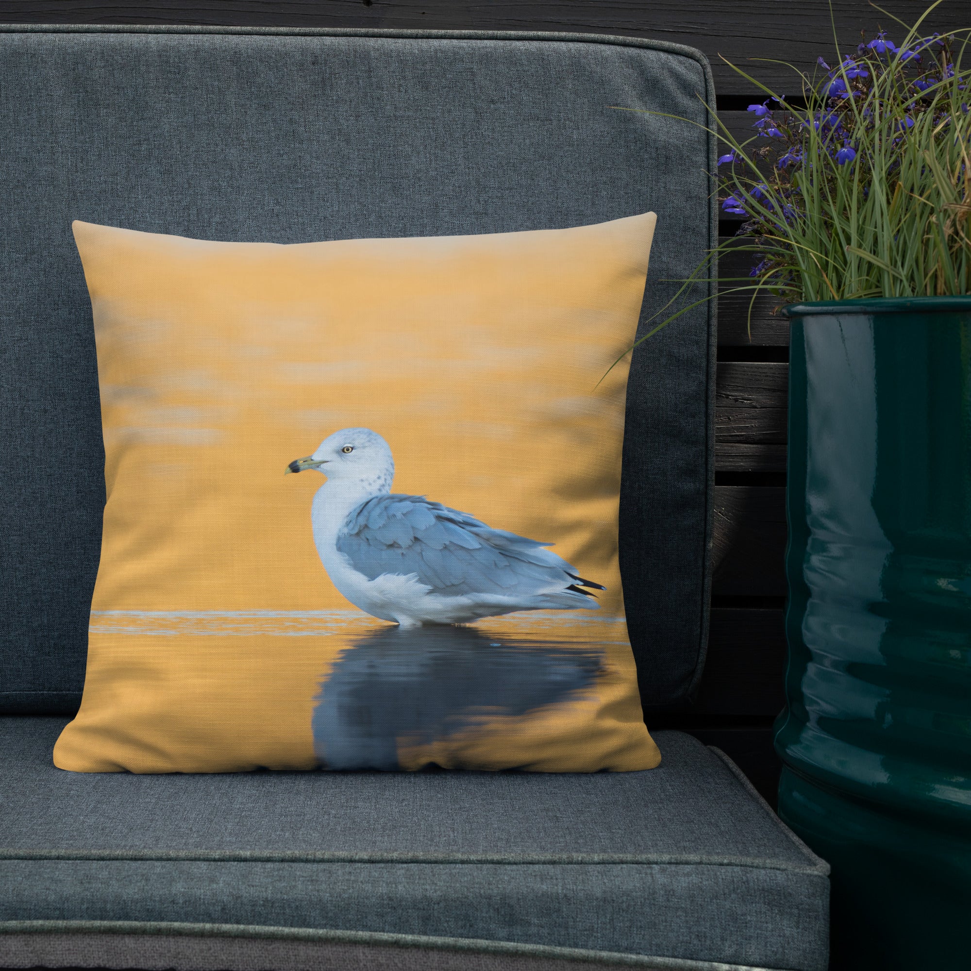 Ring-billed Gull Premium Pillow