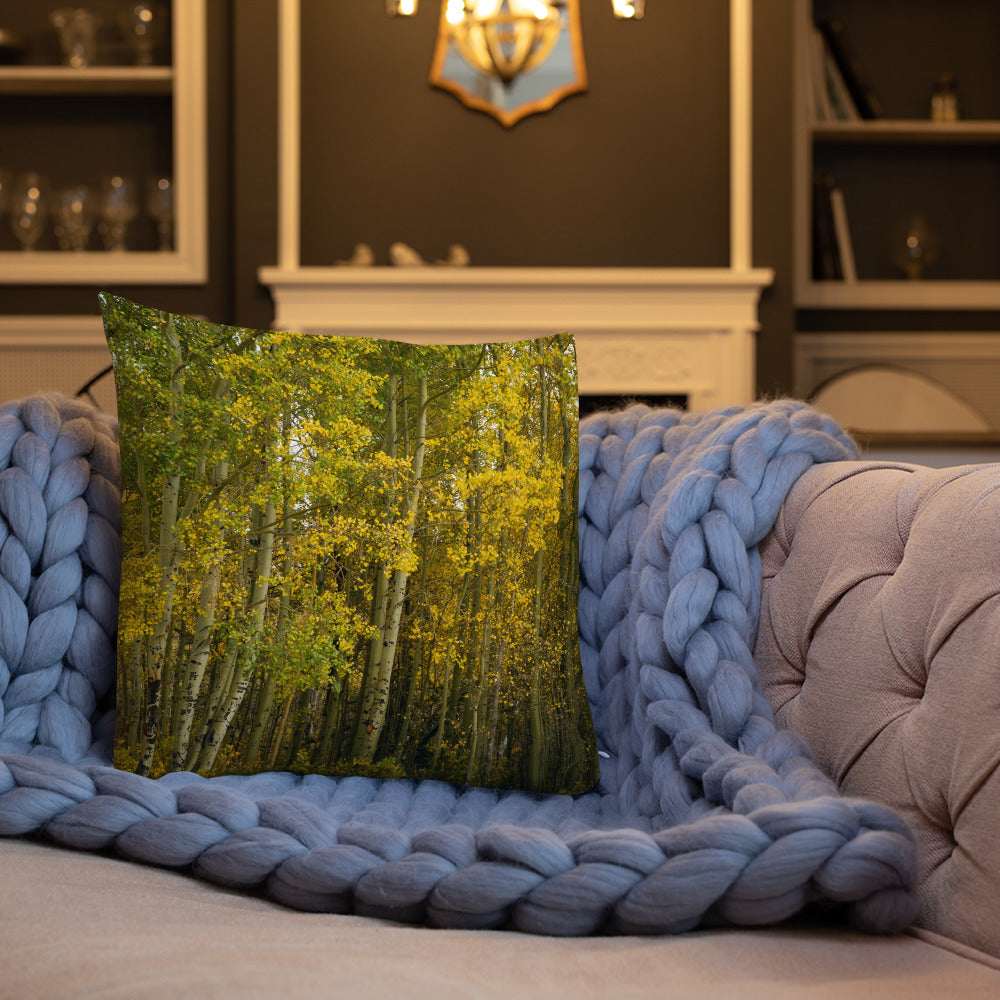 Aspens in the Fall Premium Pillow