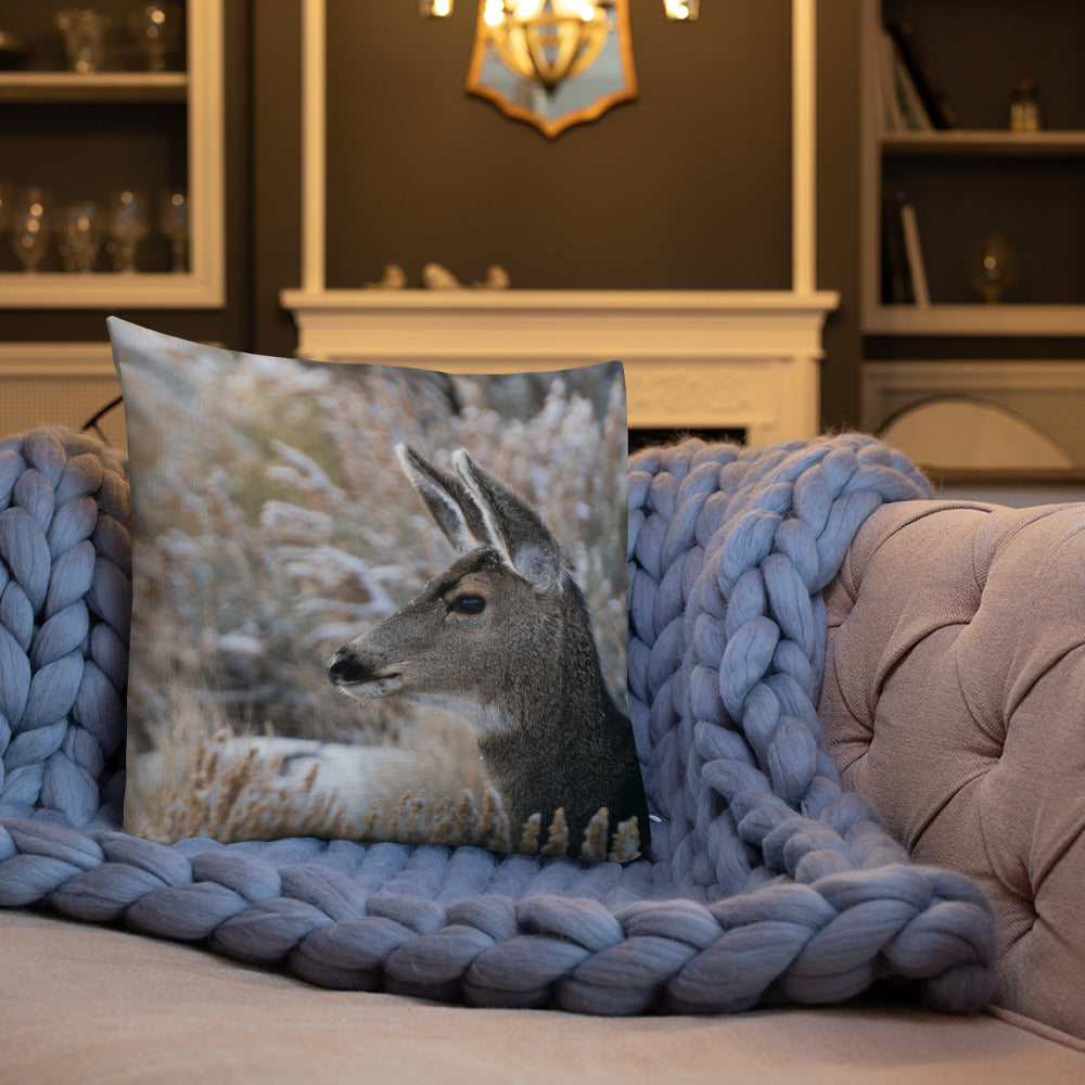 Capture the Gentle Spirit of Wyoming’s Wildlife with Our Winter Pillow Collection