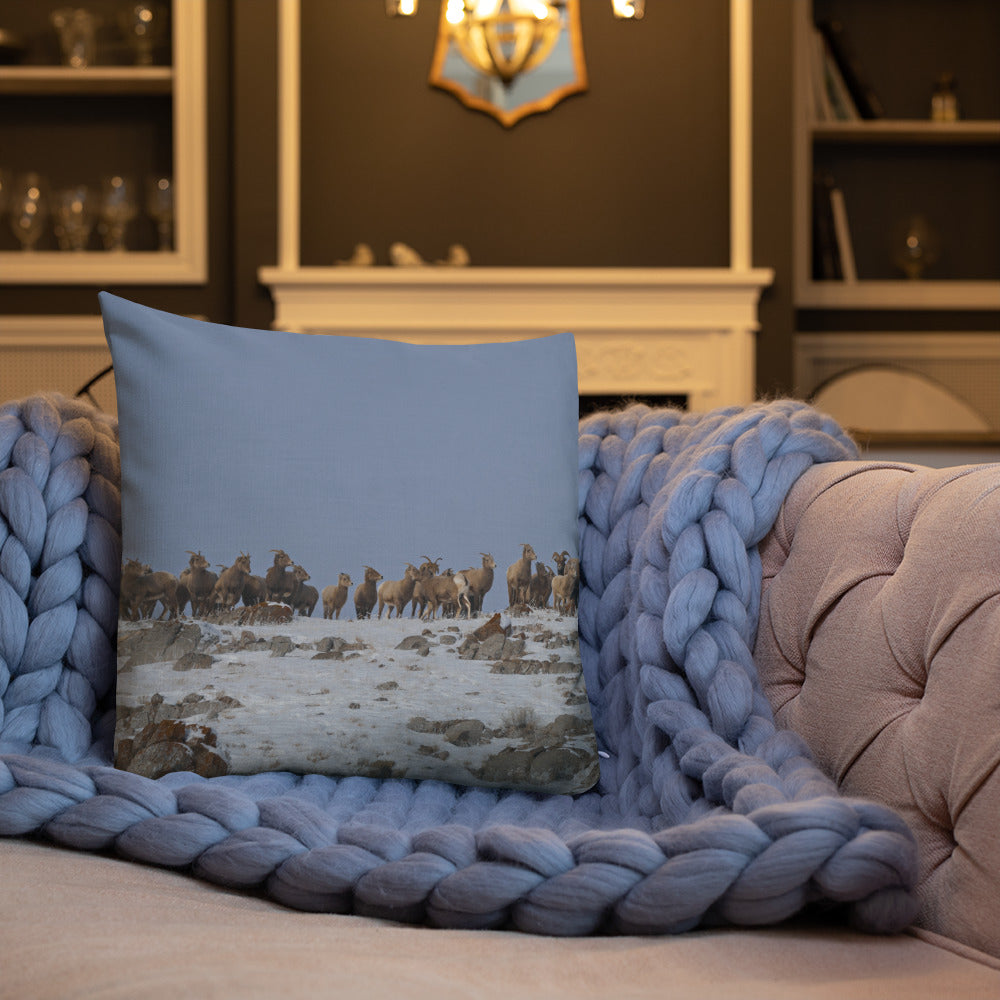 Invite the Majestic Spirit of Wyoming’s Wildlife Into Your Home with Our Winter Pillow Collection