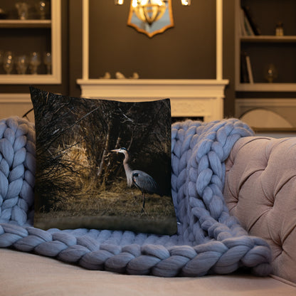 Blue Heron Premium Pillow