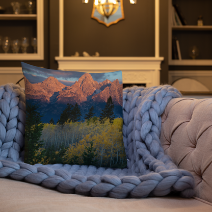 Decorative Pillow | The Sunrise I’ll Never Forget Grand Teton