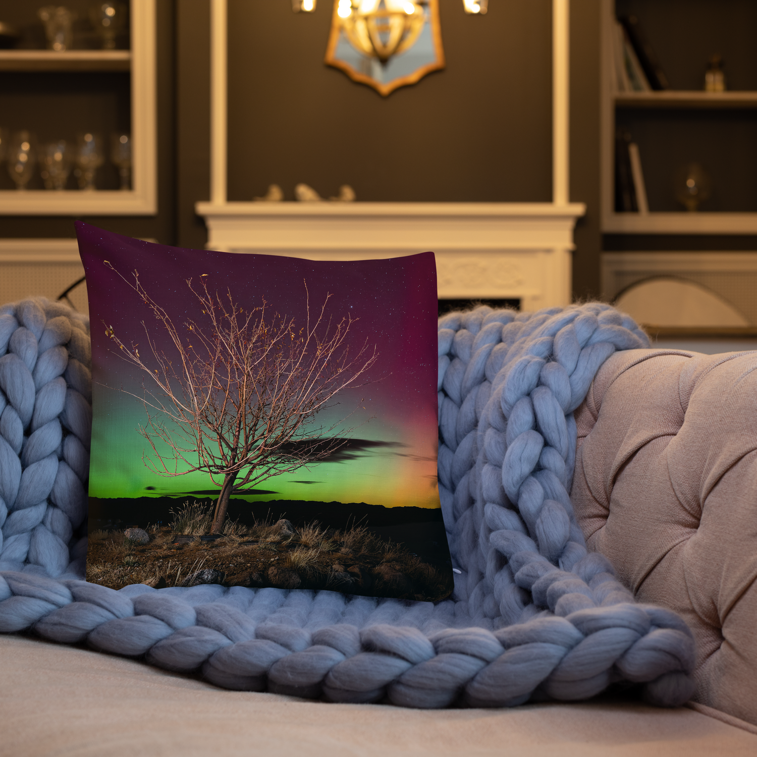 Northern Lights Decorative Pillow | Bring Wyoming&