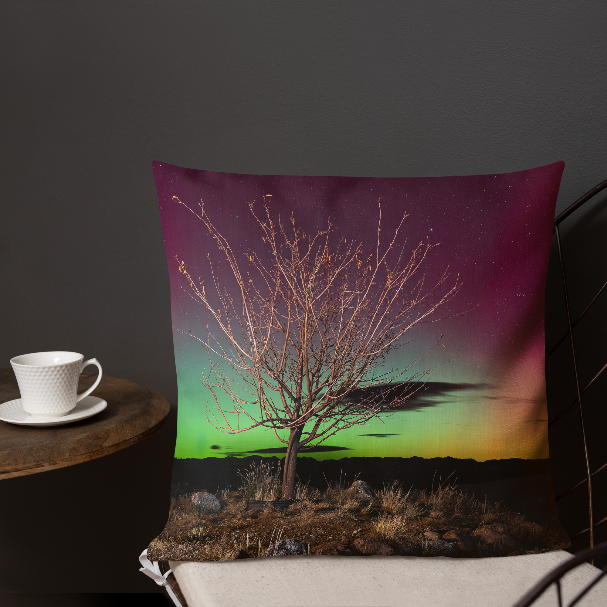 Northern Lights Decorative Pillow | Bring Wyoming&