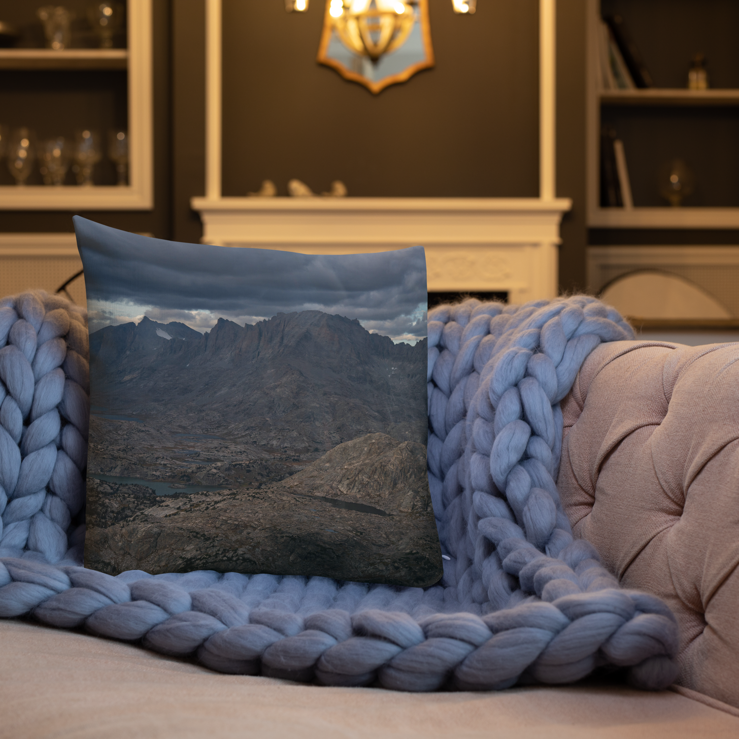 Fremont Peak View Decorative Pillow | Where Heaven Meets the Mountains