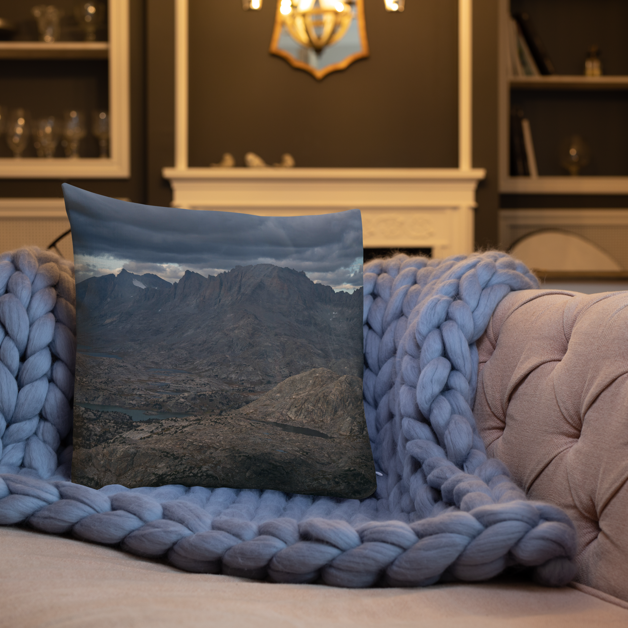 Fremont Peak View Decorative Pillow | Where Heaven Meets the Mountains