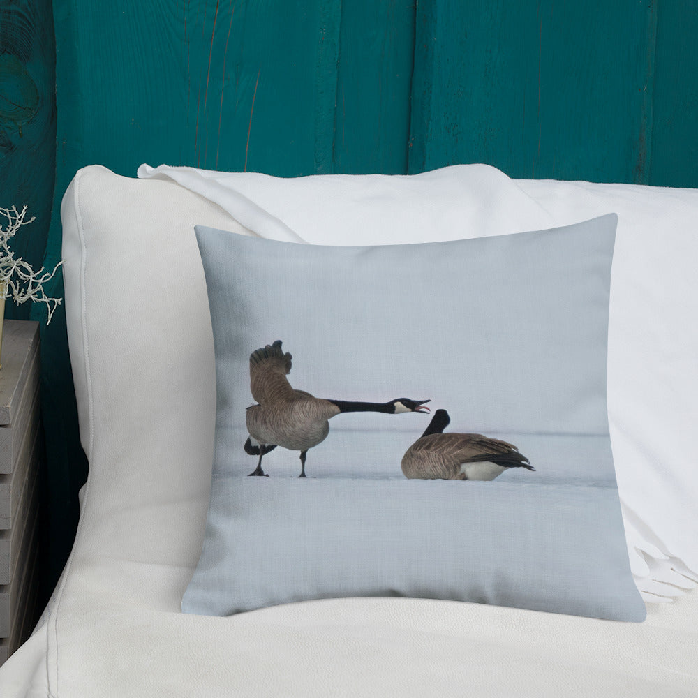 Canada Geese Premium Pillow