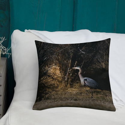 Blue Heron Premium Pillow