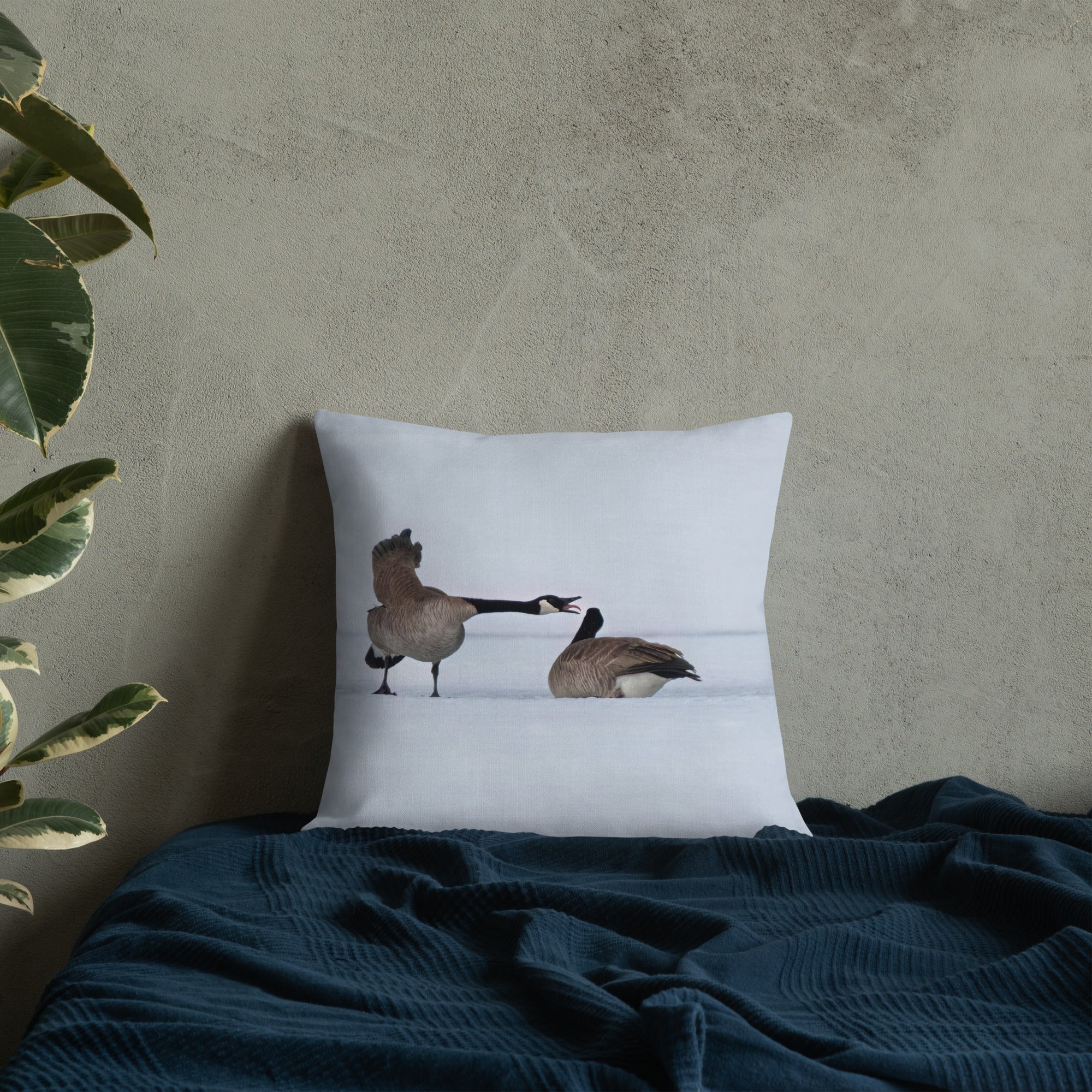 Canada Geese Premium Pillow