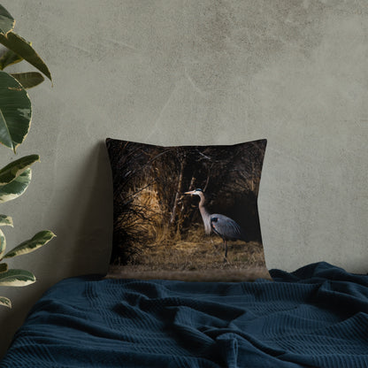Blue Heron Premium Pillow