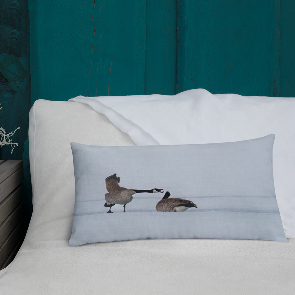 Canada Geese Premium Pillow