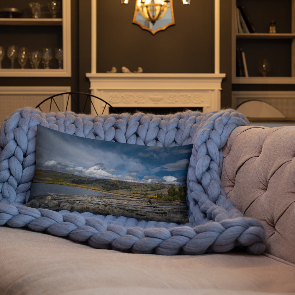 Meadow Lake, Wyoming in the Fall Premium Pillow