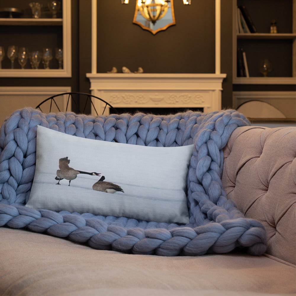 Bring the Peace and Majesty of Wyoming’s Geese to Your Home with Our Winter Pillows