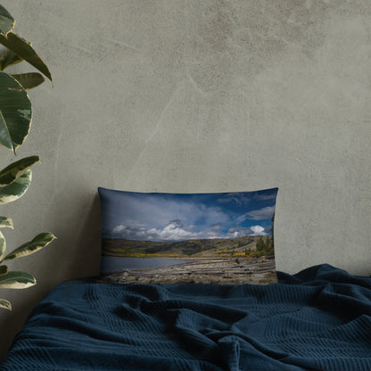 Meadow Lake, Wyoming in the Fall Premium Pillow