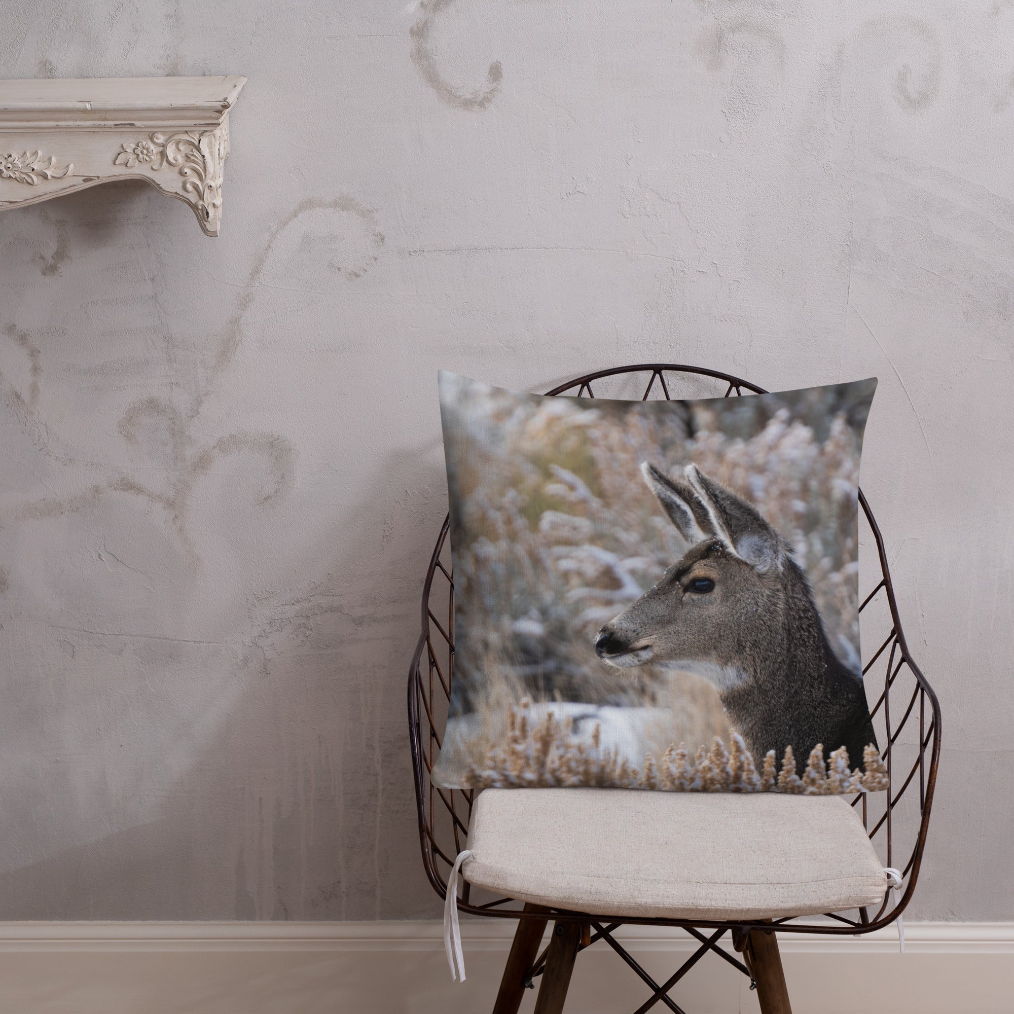 Capture the Gentle Spirit of Wyoming’s Wildlife with Our Winter Pillow Collection