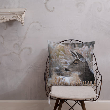 Capture the Gentle Spirit of Wyoming’s Wildlife with Our Winter Pillow Collection