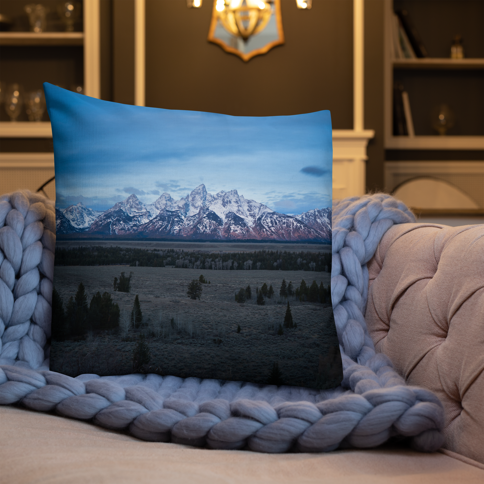 Early Winter Sunrise Pillows: Bringing the Majesty of Wyoming&