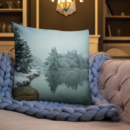 When Winter Becomes Worship Premium Pillow