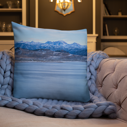 Bring Wyoming’s Winter Sunrise Into Your Home Premium Pillow
