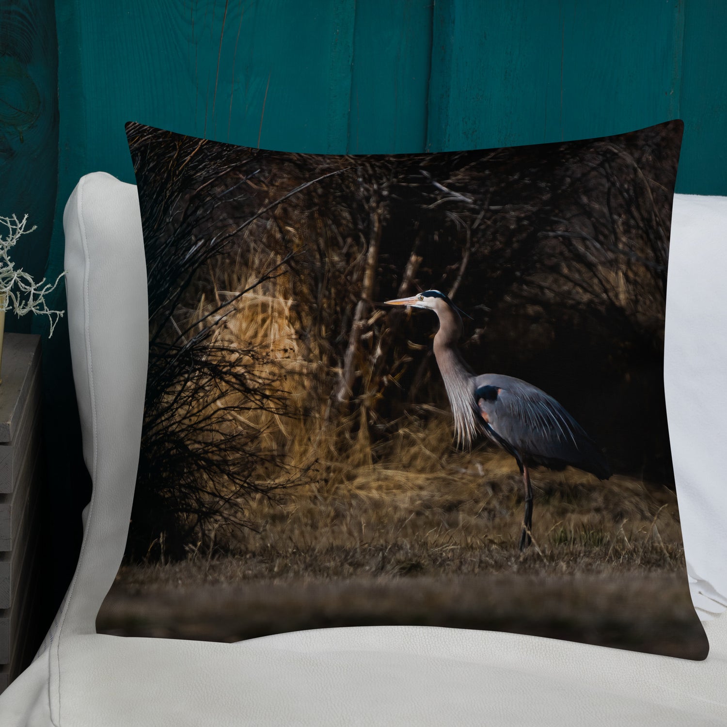 Blue Heron Premium Pillow