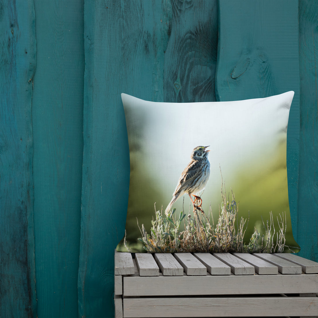 Song Sparrow Premium Pillow