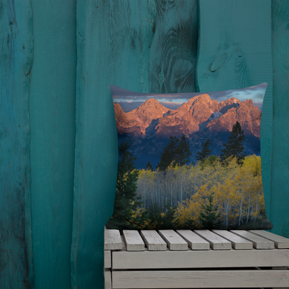 Decorative Pillow | The Sunrise I’ll Never Forget Grand Teton