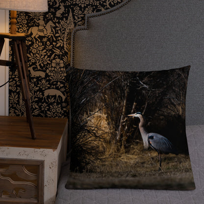 Blue Heron Premium Pillow