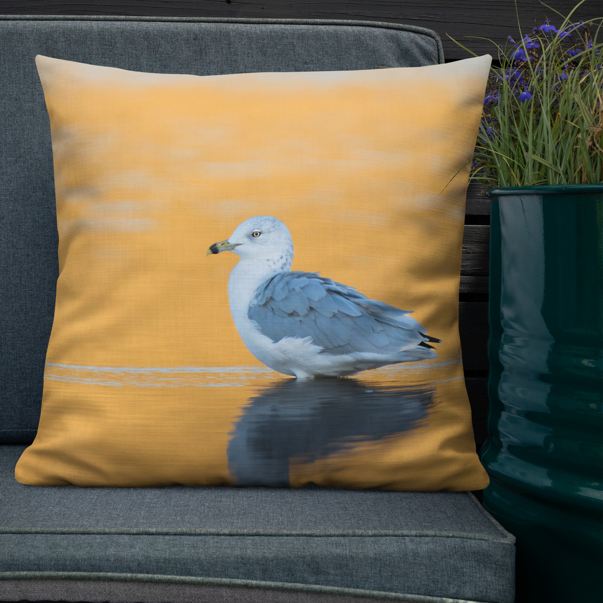 Ring-billed Gull Premium Pillow