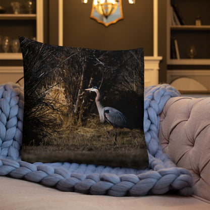 Blue Heron Premium Pillow