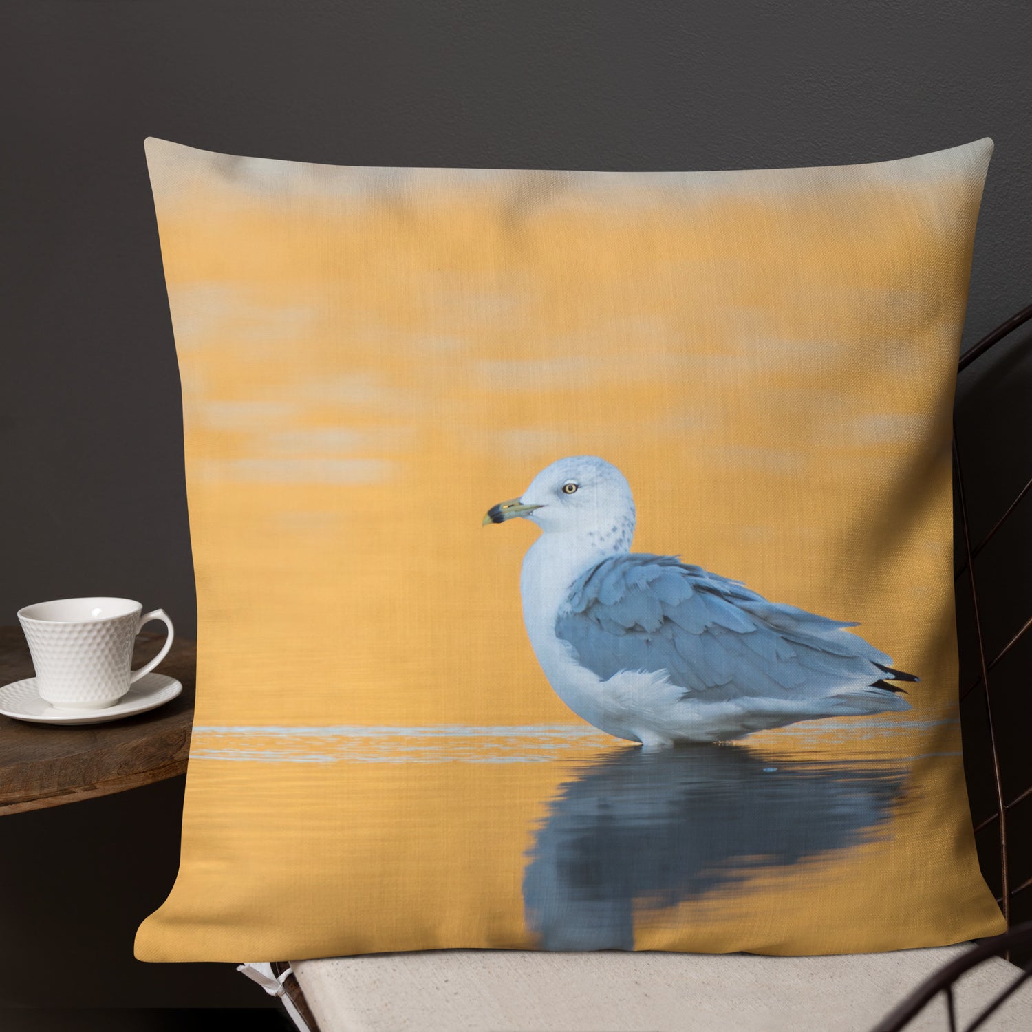 Ring-billed Gull Premium Pillow